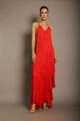 Long Dress - Louscious Red